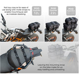 POD - 100% WATERPROOF MOTORCYCLE TAIL BAG