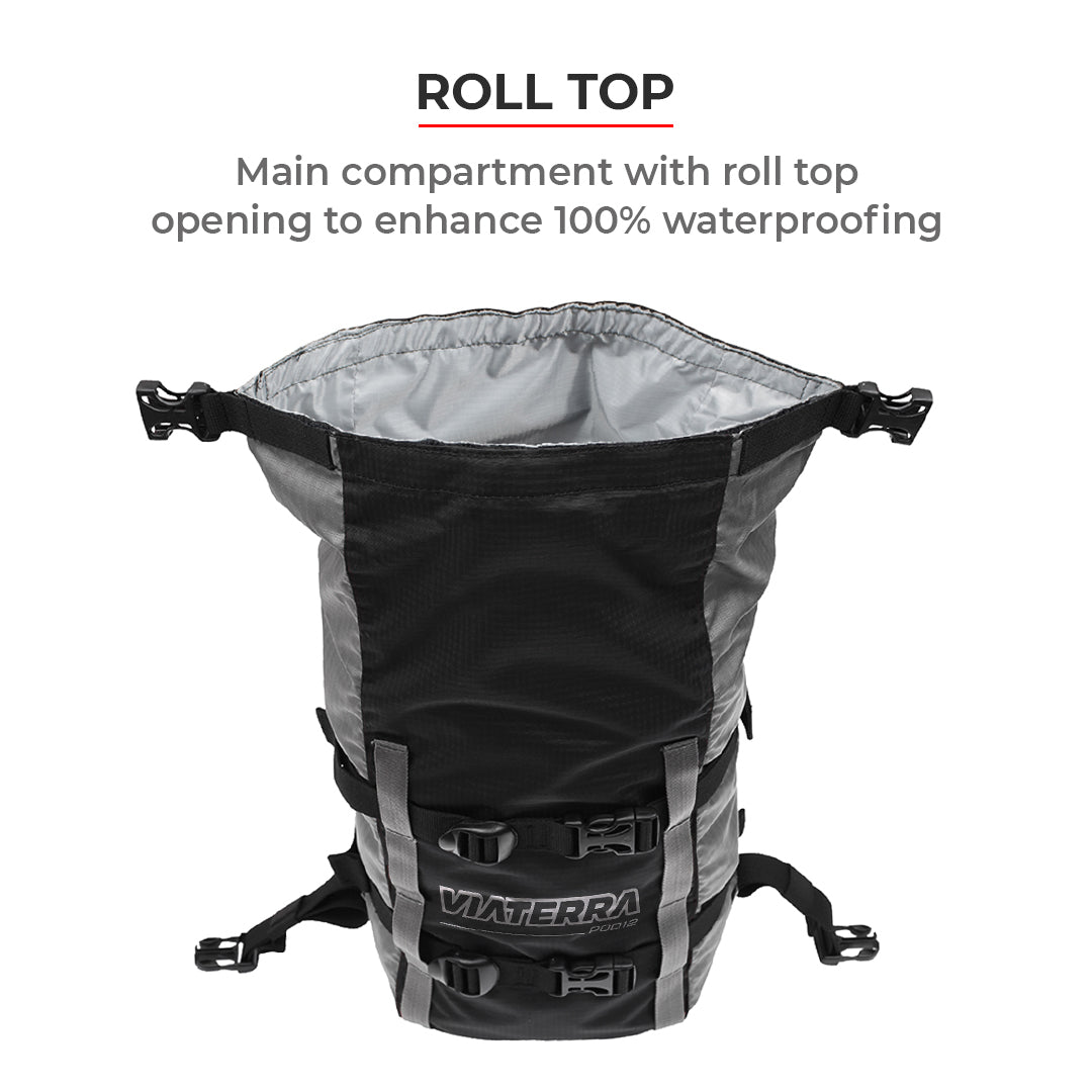 POD - 100% WATERPROOF MOTORCYCLE TAIL BAG