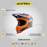 Profile 4 Helmet - Blue/Orange