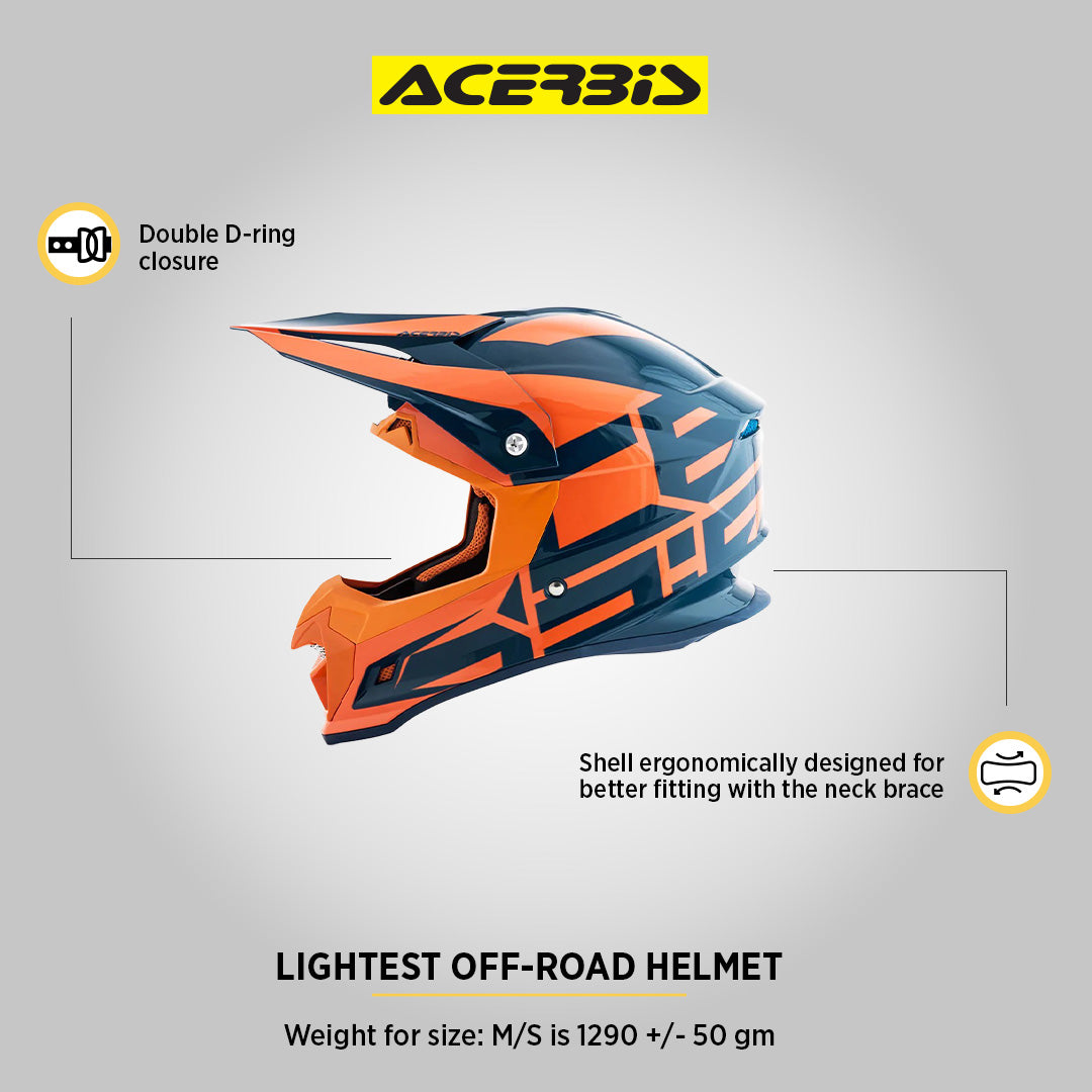 Profile 4 Helmet - Blue/Orange