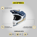 Profile 4 Helmet - White/Blue