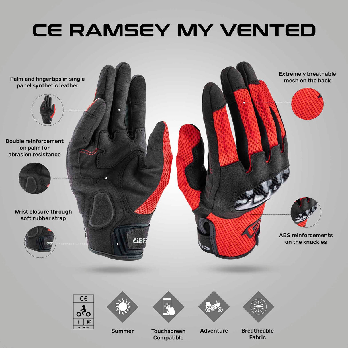 RAMSEY MY VENTED GLOVES