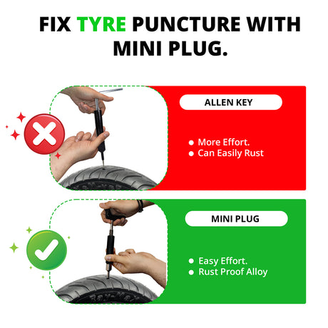 Mini Plug Puncture Repair Kit