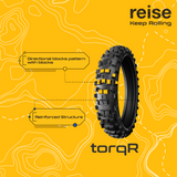 torqR   120/80-19  63M Rear Tubeless Tyre