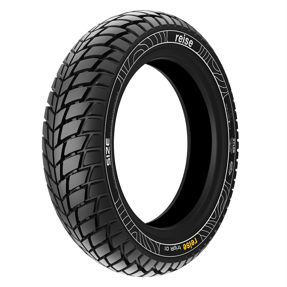 tripR  90/90-12 54J Front/Rear Tubeless Tyre