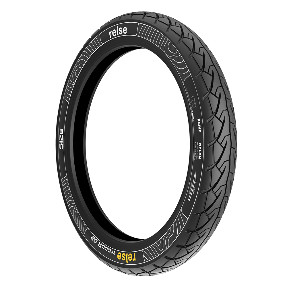 troopR 02  80/100-18 47P Front Tubeless Tyre