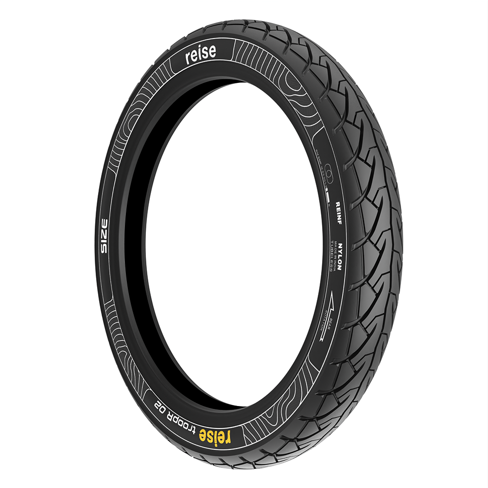 troopR 02  80/100-18 54P Rear Tubeless Tyre