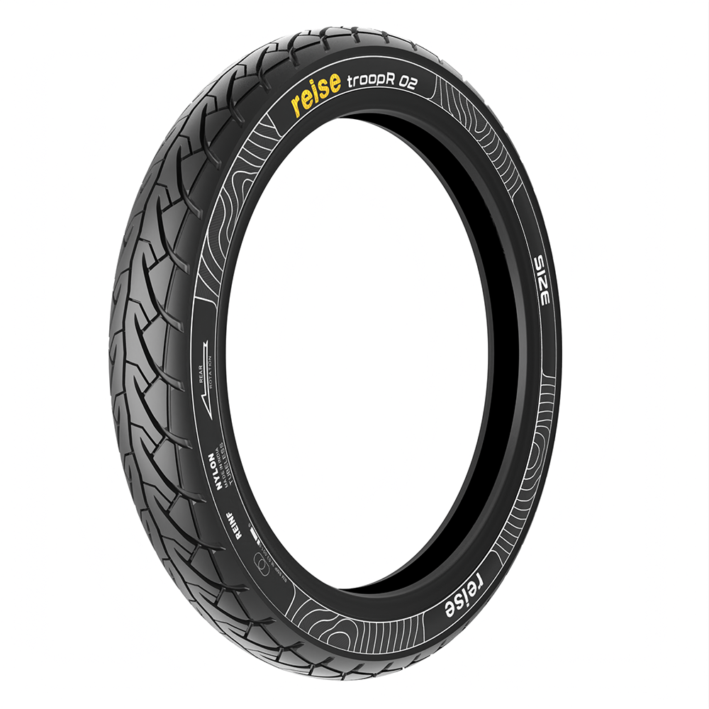 troopR 02  80/100-18 47P Front Tubeless Tyre