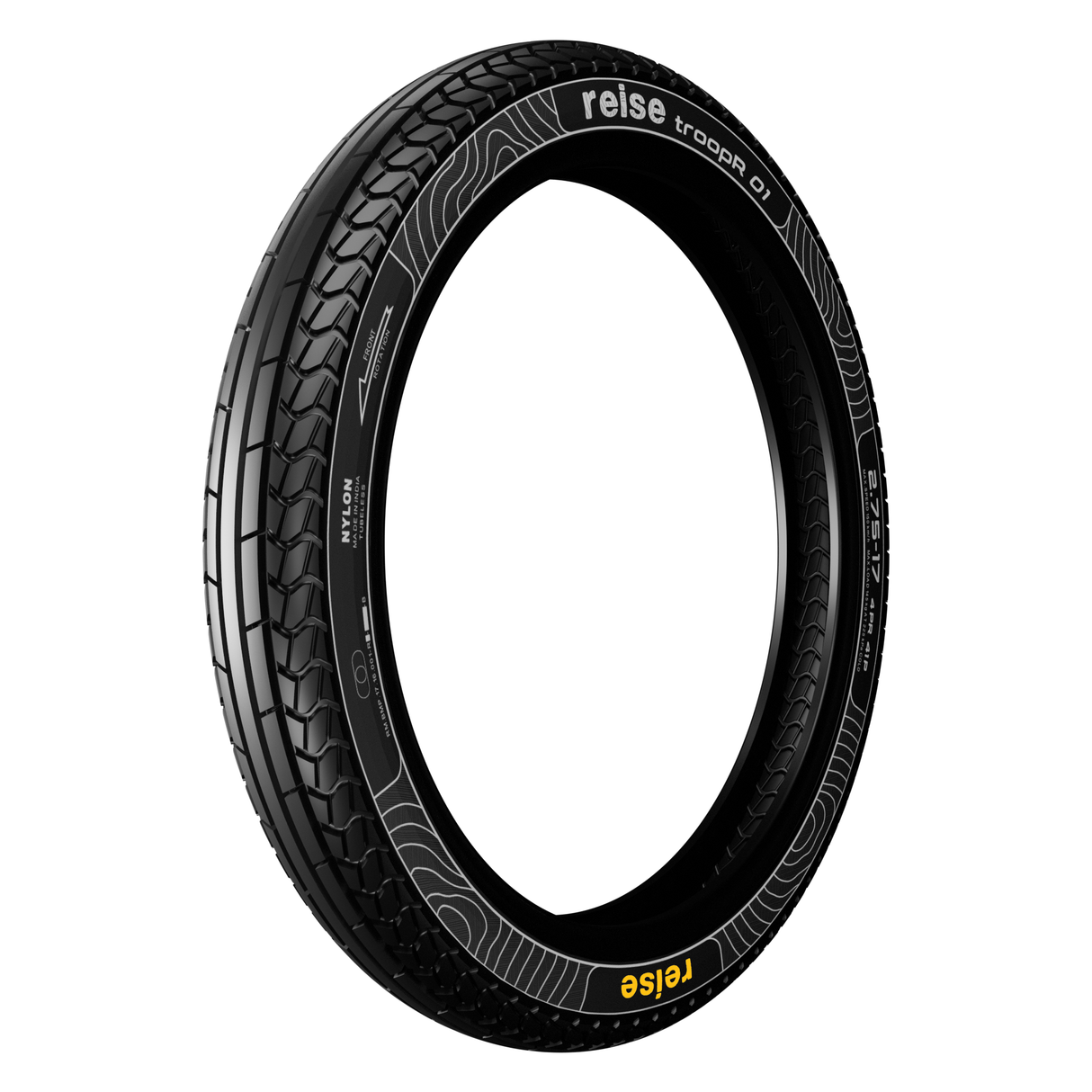 troopR 01  2.75-17 41P Front Tubeless Tyre