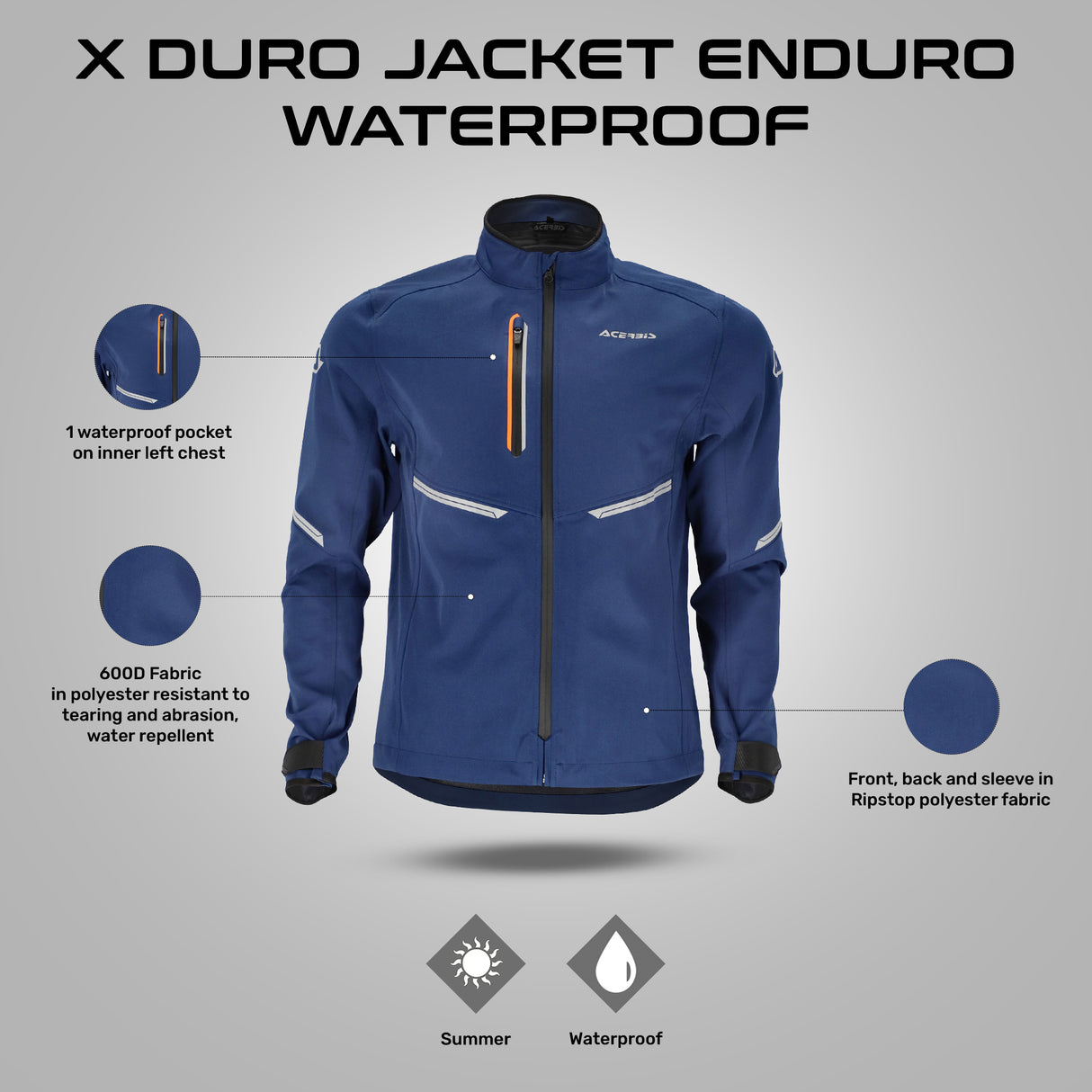 X-DURO JACKET ENDURO WATER PROOF