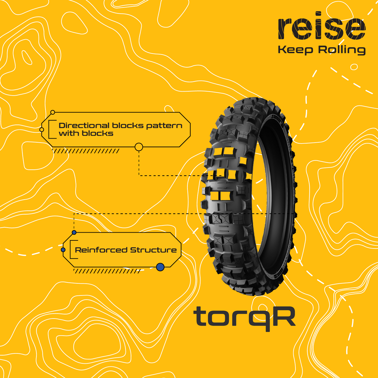 torqR   110/80-19 59P Front Tubeless Tyre