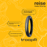 troopR 03  3.00-17 50P Rear Tubeless Tyre